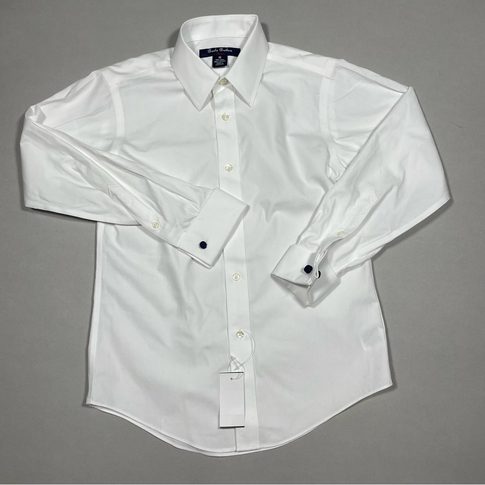 Brooks Brothers White Button Down Kids Shirt